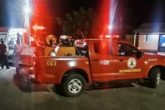 Duas ocorrências de trânsito mobilizam bombeiros durante a noite em Poconé