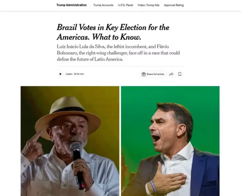 Eleições no Brasil atraem atenção global e definem rumos da América Latina