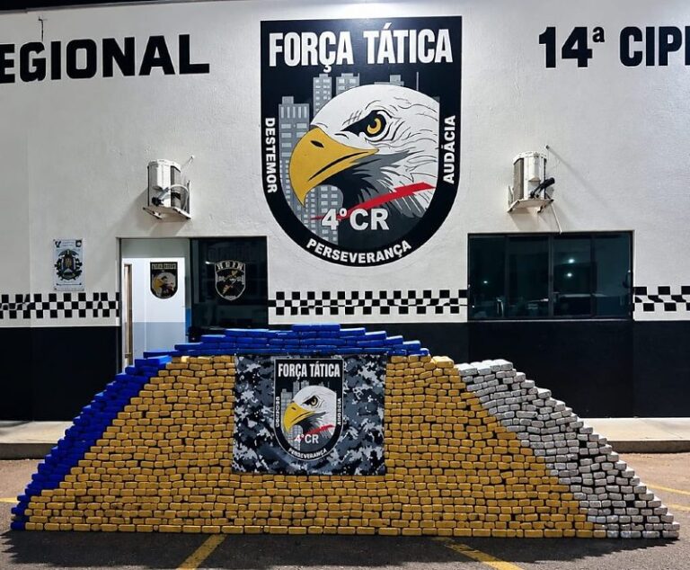 Força Tática apreende mais de uma tonelada de maconha em Rondonópolis