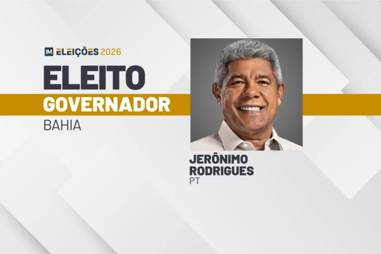 Jerônimo Rodrigues garante reeleição ao governo da Bahia no primeiro turno