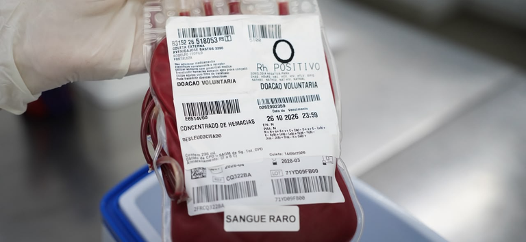 Logística de precisão: sangue raro cruza o país para salvar paciente em estado grave