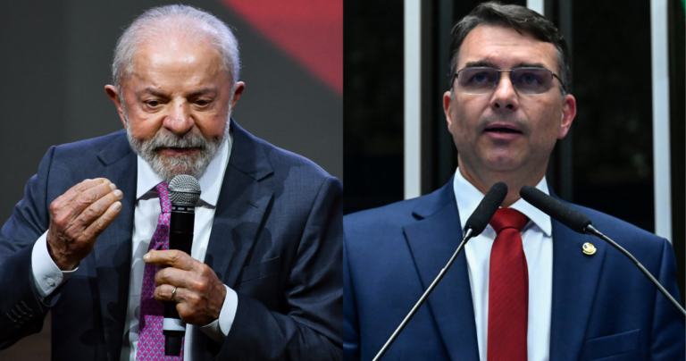 Lula e Flávio Bolsonaro registram empate técnico em rejeição eleitoral