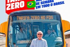 Lula propõe tarifa zero no transporte público aos fins de semana em todo o Brasil