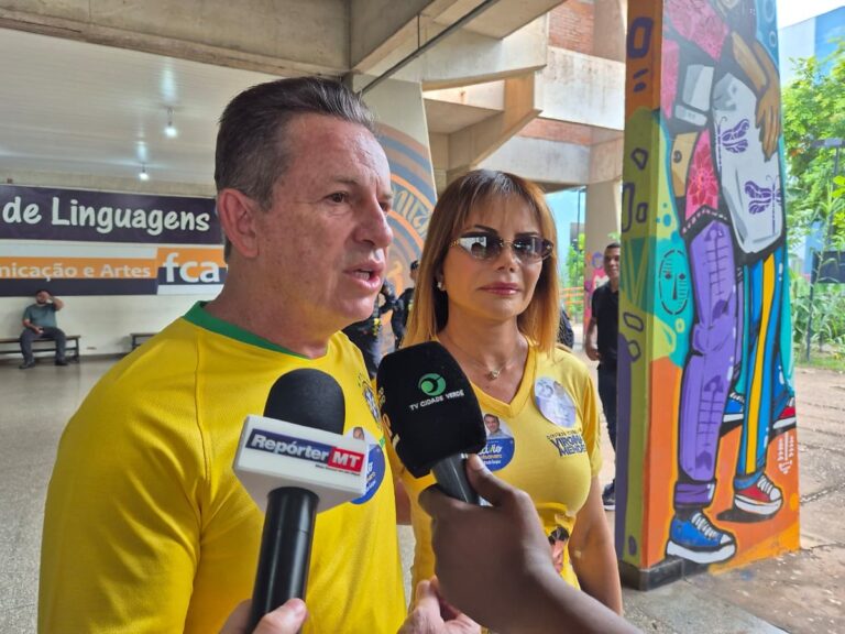 Mauro Mendes aposta em vitória de Flávio Bolsonaro no segundo turno
