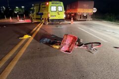 Motorista abandona ciclista de 71 anos após atropelamento fatal na Br-364