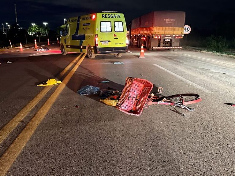 Motorista abandona ciclista de 71 anos após atropelamento fatal na Br-364