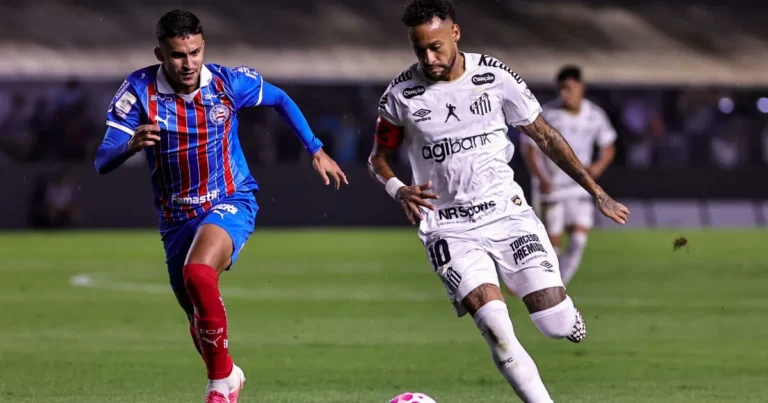 Neymar é expulso em jogo do Santos, revolta-se e ameaça adversário