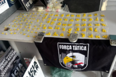 Operação da Força Tática resulta em apreensão de ecstasy e prisão em Cuiabá