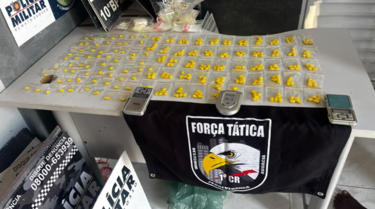 Operação da Força Tática resulta em apreensão de ecstasy e prisão em Cuiabá
