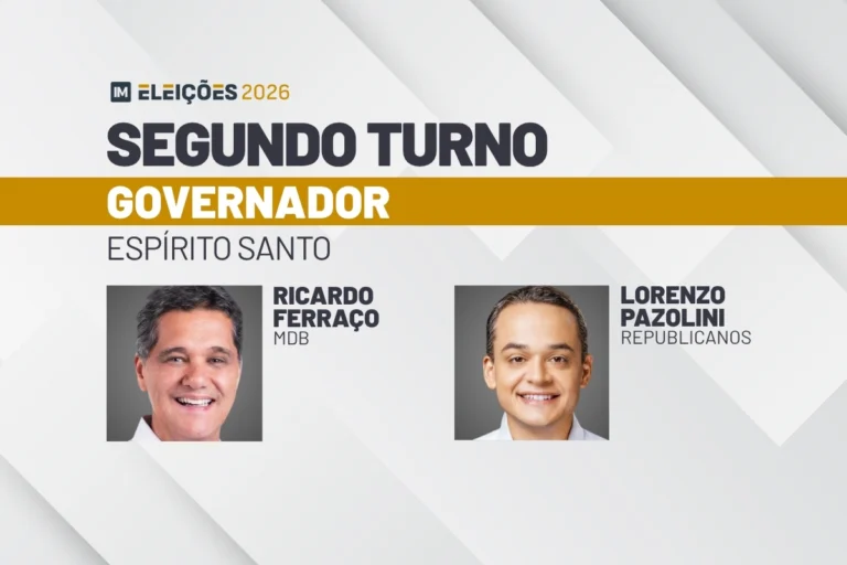Pazolini e Ferraço avançam ao segundo turno na corrida pelo governo do Espírito Santo em 2026