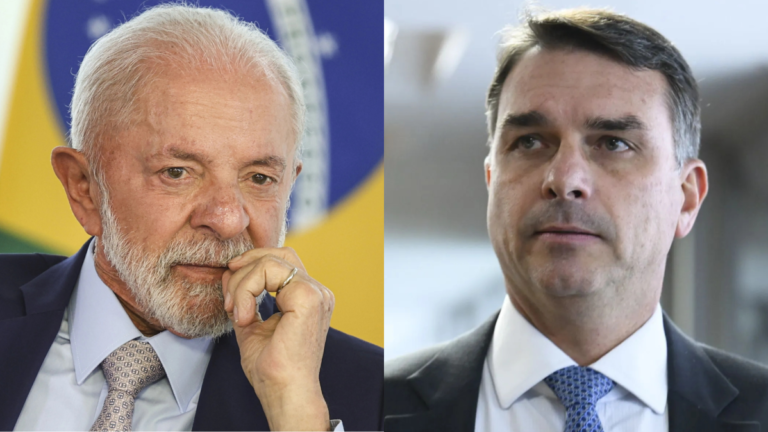 Pesquisa aponta empate técnico na rejeição entre Lula e Flávio Bolsonaro