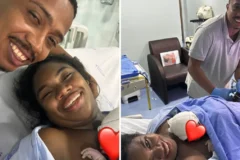 Raquel Brito celebra o nascimento de seu primeiro filho, Ravi