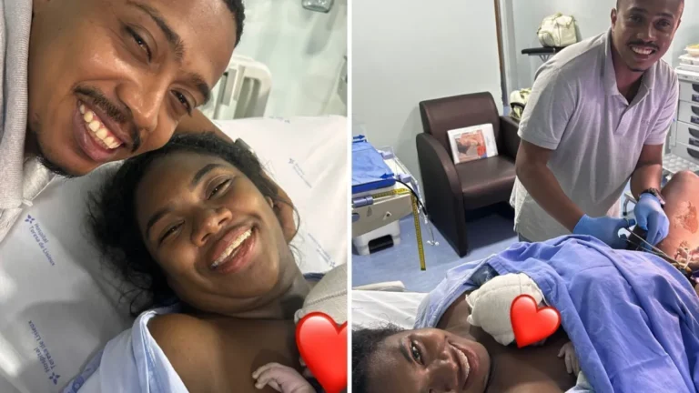 Raquel Brito celebra o nascimento de seu primeiro filho, Ravi