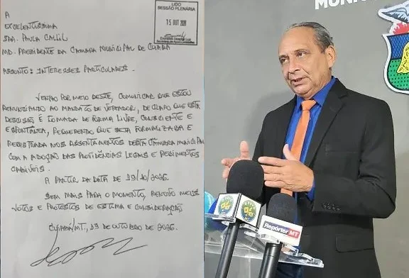 Renúncia de vereador em cuiabá gera disputa partidária e alteração na suplência