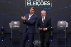 Troca de farpas entre flávio bolsonaro e lula marca primeiro debate presidencial